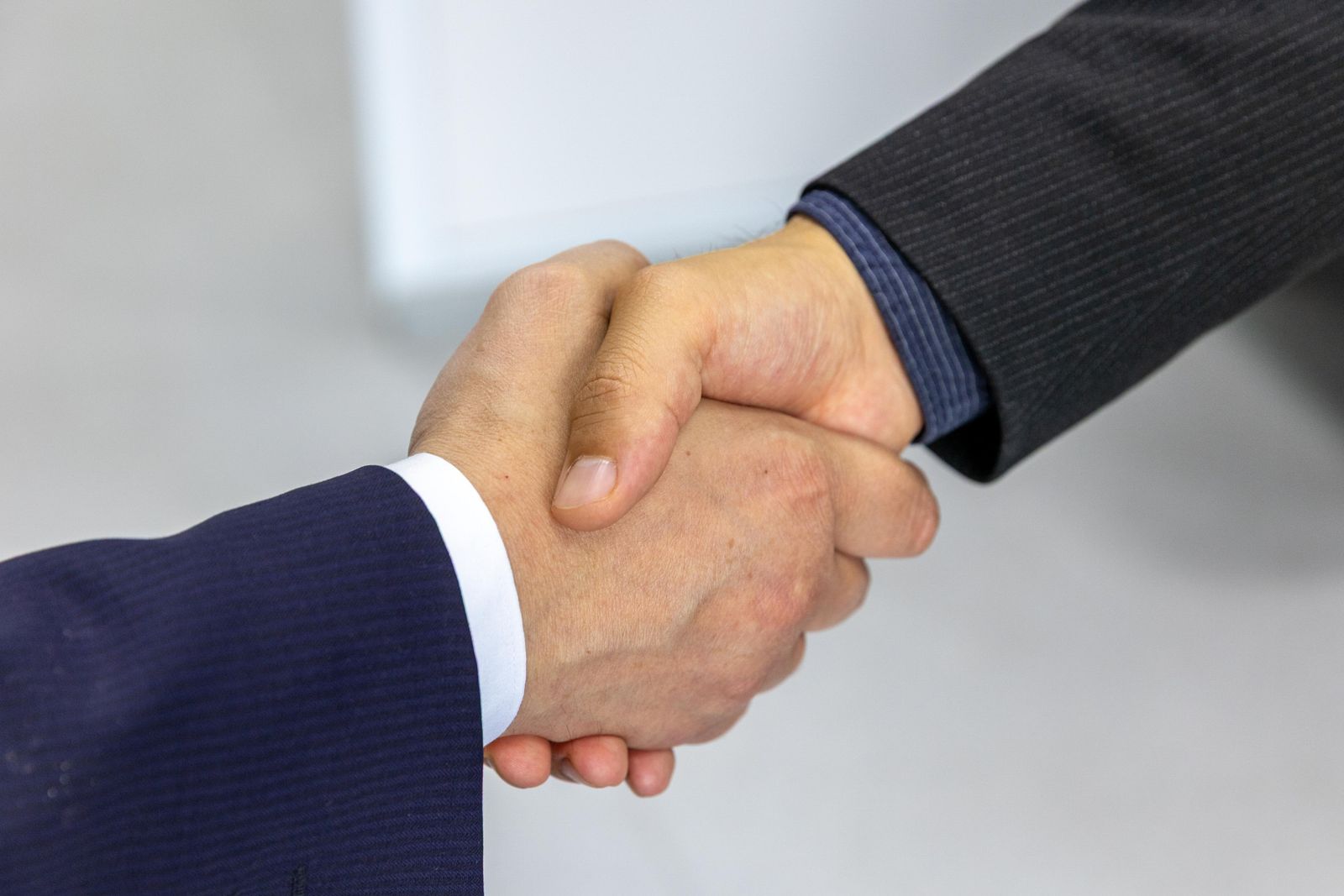 Consultant reviewing documents with a client